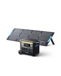 Anker SOLIX F2000 Portable Power Station, PowerHouse 767, 2048Wh GaNPrime Solar Generator with 200W Solar Panel, LiFePO4 Batteries, 4 AC Outlets Up to 2400W for Home, Power Outage, Outdoor Camping