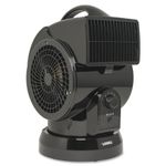 Lorell High Velocity 3-Speed Fan -3 Speed -Adjustable, Oscillating -Plastic Frame -Black