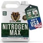 PetraTools Liquid Nitrogen Fertilizer, 28-0-0 High Liquid Nitrogen Spray For All Grass Types, Liquid Lawn NPK Fertilizer Concentrate For Max Green Grass, Liquid Fertilizer for Lawns & Plant Food (1 Gal)