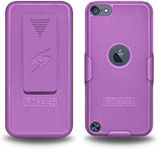 Amzer Shellster Shell Holster Combo Case Cover for Apple iPod Touch 5G (Purple)