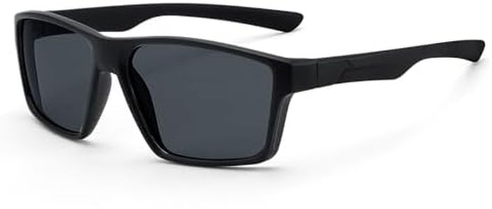 Karsaer Polarized Sports Sunglasses for Men Women Cycling Running Sun Glasses UV400 Protection Grey Lens E1212