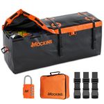 Mockins 16 CuFt Trailer Hitch Cargo Bag for Hitch Carrier |58x20x24 Waterproof Heavy Duty Vehicle Soft-Shell Carriers for Truck Bed Storage |Sturdy Vinyl Waterproof Bags for Travel | Cargo Carrier Bag