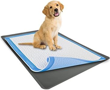 Skywin Dog Pad Holder Tray for 23 x 30 Inches Training Pads – 1 Pack, Silicon Wee Wee Pad Holder, No Spill Pee Pad Holder for Dogs - Easy to Clean and Store Perfect for Dog Potty Tray (Grey)