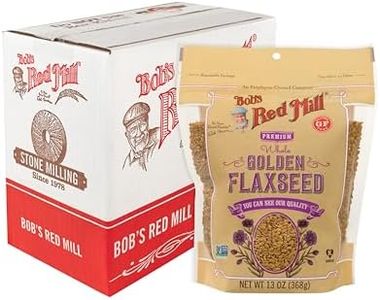 Bob's Red Mill Golden Flaxseeds, 13oz (Pack of 4) - Non GMO, Gluten Free, Vegan, Paleo Friendly, Raw, Sproutable, Kosher