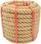 Natural Hemp Rope (1 in X 50 Ft) Tw