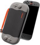 tomtoc Slim Carrying Case for Nintendo Switch 2 Model 2025, Odorless Felt Protective Hard Shell with 12 Game Card Slots, Portable Travel Storage Case with Original Patent and Military Grade Protection
