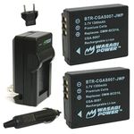 Wasabi Power Battery and Charger Kit for Panasonic Lumix CGA-S007, CGA-S007A, CGA-S007A/1B, CGA-S007E, DMW-BCD10, DMC-TZ1, DMC-TZ2, DMC-TZ3, DMC-TZ4, DMC-TZ5, DMC-TZ11, DMC-TZ15, DMC-TZ50