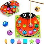 MOONTOY 3 in 1 Wooden Counting Lady