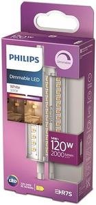 Philips ampoule LED Crayon R7S 120W Blanc Neutre Compatible Variateur, Verre, 1 Unité (Lot de 1)