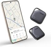 UGREEN FineTrack S 2 Pack Compatible with Samsung SmartThings, Smart Tag with 550-Day Battery, Reverse Phone Find & 7-Day Location History, Bluetooth Tracker for Galaxy Mobile Phone