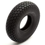 Tyre 4.00-5 Black Diamond Block Tread Fits Mobility Scooter 5 Inch Wheel Rim 4 Ply