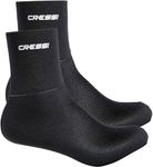 Cressi Unisex Neoprene Resilient 5mm Ultra Stretch Diving Socks, Black, L UK