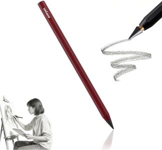 everpen Pencil, Forever Pencil, Metal Alloy Writing Instrument, That Never Needs Sharpening, Reusable Metal Inkless Pencils, Ideal for Writing & Drawing(Red)