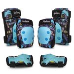 Lifelong Kids Safety Protective Guard | Riding Gear for Cycling & Skating | Knee Pads for Kids, Elbow Guard, Wrist Support | Impact Protection | Blue
