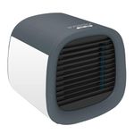 Evapolar evaCHILL Personal Portable Air Cooler and Humidifier, Desktop Cooling Fan, for Home and Office, with USB Connectivity and Built-in LED Light, Urban Grey, small