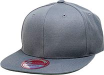 KBETHOS KBETHOS KAW-3467 DGY Wool Blend Prostyle Snapback Hat Baseball Cap One Size Adjustable