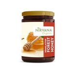 Nirvana Organic Raw Himalayan Forest Honey (400 gram) | 100% Pure Honey | No sugar adulteration