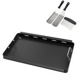 Full Size Griddle Insert with Spatula Set for Charbroil TRU Infrared 4 Burner 463242715 463255020 463242716 463257520 463276016 466242715, Flat Top for Charbroil Grill Replacement Parts G533-0009-W1