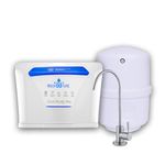 AQUA D PURE Under Sink Water Purifier 12L with RO+UV+UF+TDS+Copper filter Water Purification |Under Counter Water Purifier, White