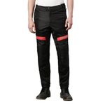 TVS Racing Riding Pant for Men: Pant for Men Biker with CE Level-2 Knee Armor, High-Abrasion Resistance, Day-Night Reflective Safety, Adjustable Comfort Fit, and Mesh for Ventilation (Black/Red-M)