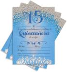 25 Quinceañera Party Invitations 5x