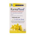 Schwabe KarmaMood Maximum Strength - St John's Wort Extract 425mg - Traditionally Used for Low Mood and Mild Anxiety - Traditional Herbal Medicinal Product - 30 Tablets