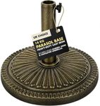 UR CHOICE Parasol Base 14kg Heavy-Duty Garden Umbrella Stand - Durable Iron Patio Umbrella Holder, Weatherproof Outdoor Umbrella Base Weight Cantilever Parasol, Outdoor Furniture, Sunshade Stability