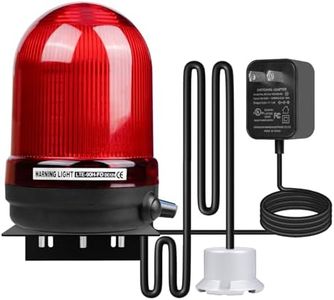 Sump Pump Alarm, High Water Leak Detection, with 110dB Loud Alarm and LED Indicator, 10ft Probe Cable, Suitable for Indoor/Outdoor Systems in Basements, Septic Tanks, and Sumps