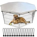 Universal Dog Playpen Cover with Su