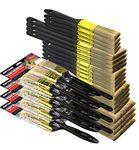 KINGORIGIN Paint Brushes, 20 PCS Paint Brush Set (3" 2" 1.5" 1" Flat &1.5" Angled), Paint Brush for Walls, Ceilings, Furniture, Wood Trim