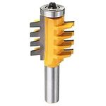 Yakamoz 1/2 Inch Shank Reversible Finger Glue Joint Router Bit Carbide Joinery Wood Milling Cutter for Woodworking