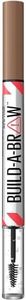 L'Oréal Maybelline New York Build-A-Brow 2-en-1 con Rotulador preciso y Gel Fijador de cejas, Tono: 255 Soft Brown
