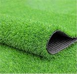 F2L 45 mm Skin Friendly Green Grass | Artificial Lawn Turf | High Density Premium Grass | Indoor & Outdoor UseCarpet Mat | Washable | Artificial Grass Carpet Mat (Size - 1.5 x 4 feet)