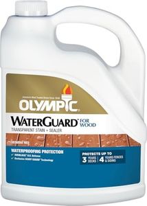 Olympic WaterGuard 1 gal. Sequoia Red Transparent Exterior Wood Stain and Sealer