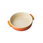 Le Creuset Stoneware Tapas Dish, 14 cm, Volcanic Orange, 72102140900001