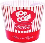 Tablecraft Coca-Cola Popcorn/Snack Bucket Pause & Refresh (CC400), Red