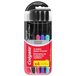 Colgate Slim Soft Full Size Toothbrush with Charcoal (4 Pack) - 3x Better Plaque Remover, Soft Bristle Toothbrush for Effective Cleaning, Gentle and Slim Design, Ideal for Sensitive Gums