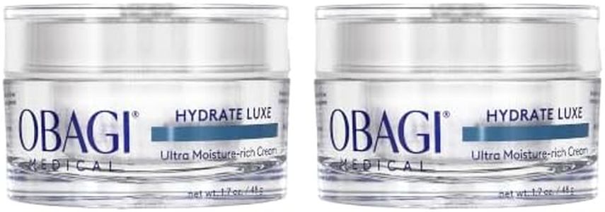Obagi Hydrate Luxe Ultra-Rich Facial Moisturizer – Non-Comedogenic with Tara Seed Extract and Biomimetic Peptides – Intensive Night Face Cream for Dry, Sensitive or Aging Skin – Two Pack, 2 * 1.7 oz