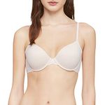 Calvin Klein Women's Perfectly Fit Lightly Lined Memory Touch T-Shirt Bra, Nymph's Thigh, 36A