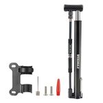 Portable Bike Pump, WEIDMAXBicycle Floor Pump with Gauge Hand Air Pump with Glueless Puncture Repair Kit Aluminum Road Bike Tire Inflator with Needle Fit with Presta & Schrader Valve, Max 120 PSI