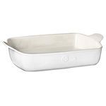 Emile Henry HR Modern Classics Large Rectangular Baker, 13 x 9", White