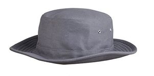 Zacharias Men's Cricket Umpire Sun Hat (Pack of 1) (Dark Grey_Free Size)