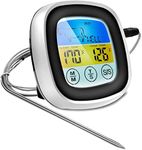 QUMOX Food Thermometer Probe Temperature Kitchen Cooking BBQ Meat Kebab Turkey Timer