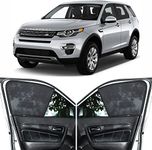 Able Zed Black Half Car Sun Shade Curtains for Land Rover Discovery Sport Old Set of 6 Pcs (Before 2021 Model)