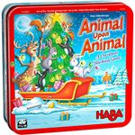 HABA Animal Upon Animal Christmas Limited Edition Wooden Stacking Game in Collector's Tin