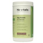 HealthKart HK Vitals Protein For Women (Chocolate, 500g) | Vegetarian Protein with Soy, Whey, Collagen Builder Blend, Biotin, Garcinia & Green Tea | For Strength & Beauty