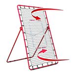 Rukket Pitch Back Baseball/Softball Rebounder, Pitching and Throwing Practice Partner, Adjustable Angle Pitchback Trainer