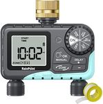 RAINPOINT Sprinkler Timer 2 Outlet,