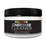 Rolite Chrome Cleaner (4.5oz) for All Chrome Plated Surfaces. Motorcycles, Automobiles, Boats, RVs, Bumpers and Much More