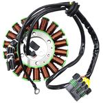 JICHEKU Magneto Generator Engine Stator Coil 18 Pole Fit for Polaris Sportsman 500 HO 2007 EFI 2006 2008 2009 2010 Forest Tractor Touring 2006-2014 2012 2013 Ranger 500 2010-2013 3089906 3089959